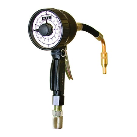 Zeeline Mechanical Quart Totalizing Pistol-Type Meter with 14 in. Hose 0.5 in. NPT 1515
